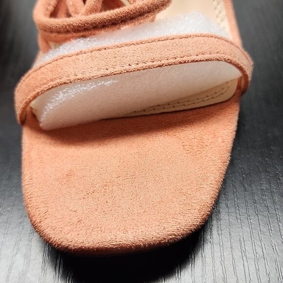 LULUS STYLE XYLIA PEACH NIB WOMEN'S SIZE 8.5 BEAUTIFUL - Picture 8 of 16